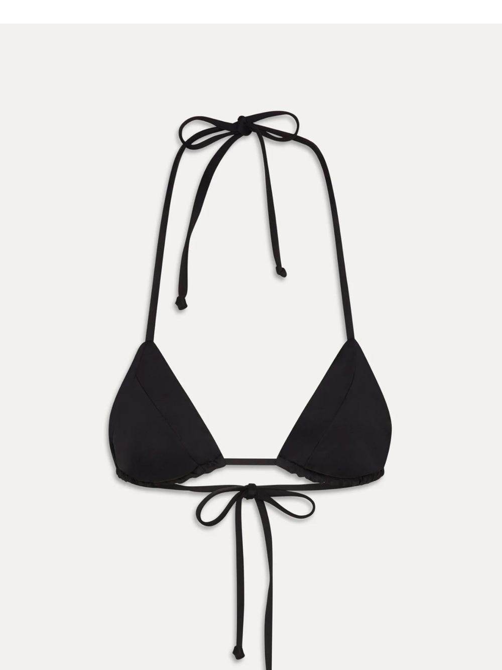 Frankie’s bikinis Sky Triangle Halter Bikini Top